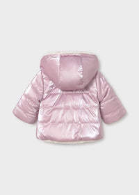 Giaccone Reversibile Orso Rosa