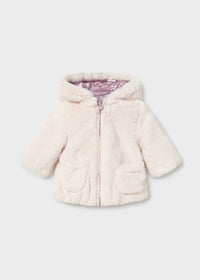 Giaccone Reversibile Orso Rosa