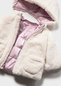 Giaccone Reversibile Orso Rosa