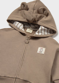 Felpa Canguro Marrone