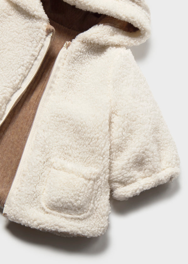 Cappotto Reversibile Beige Marrone