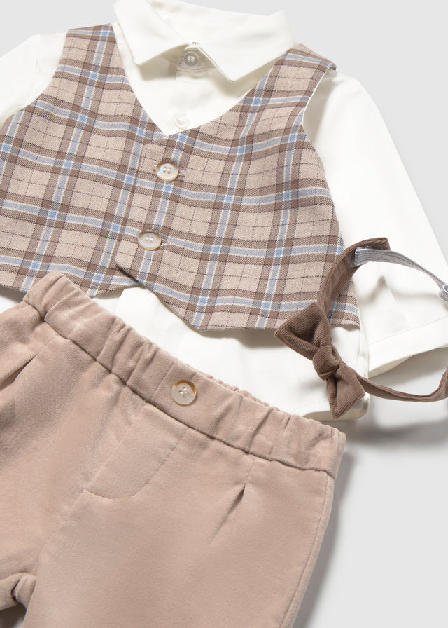 Completo pantalone Camicia E Gilet