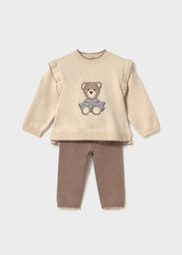 Completo Pantalone Maglia Sabbia