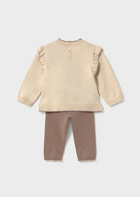 Completo Pantalone Maglia Sabbia
