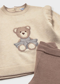 Completo Pantalone Maglia Sabbia