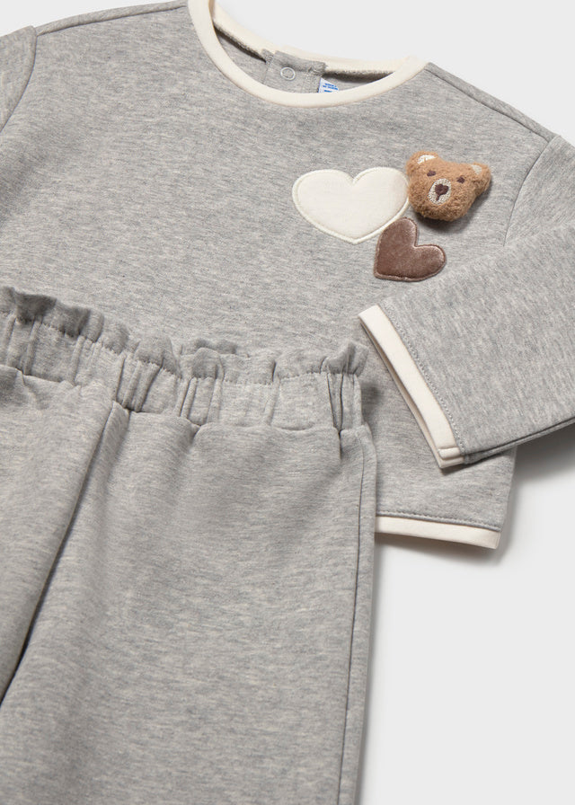 Comp Pantalone Lungo Grigio