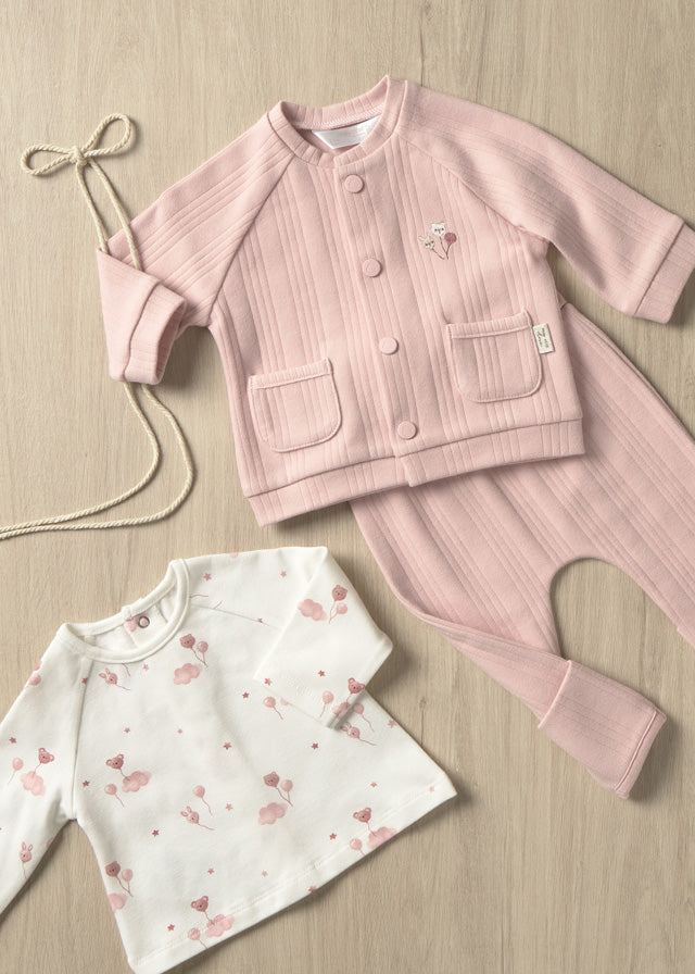 Tuta Con Maglietta Rosa