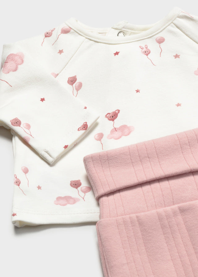 Tuta Con Maglietta Rosa