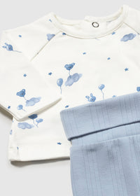 Tuta Con Maglietta Azzurro