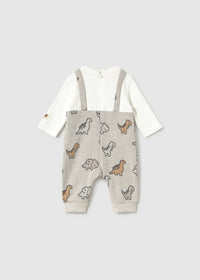 Tutina Salopette Jacquard Dinosauri