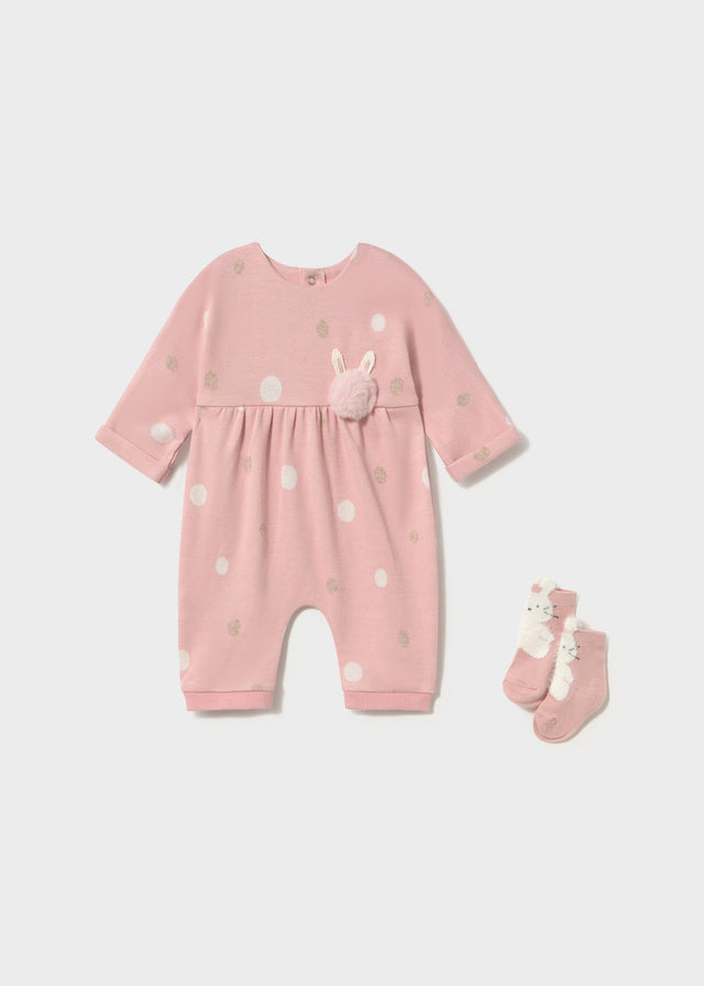 Pagliaccetto Con Calzini Rosa