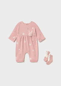 Pagliaccetto Con Calzini Rosa