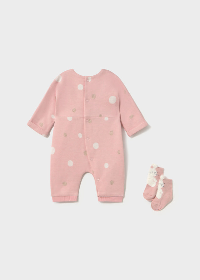 Pagliaccetto Con Calzini Rosa