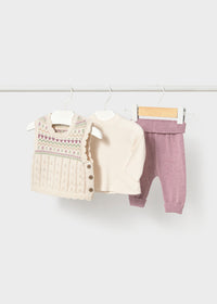 Completo Leggings Maglia Malva
