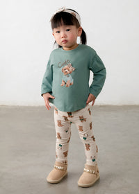 Completo Leggings Con Cerchietto Lagoon
