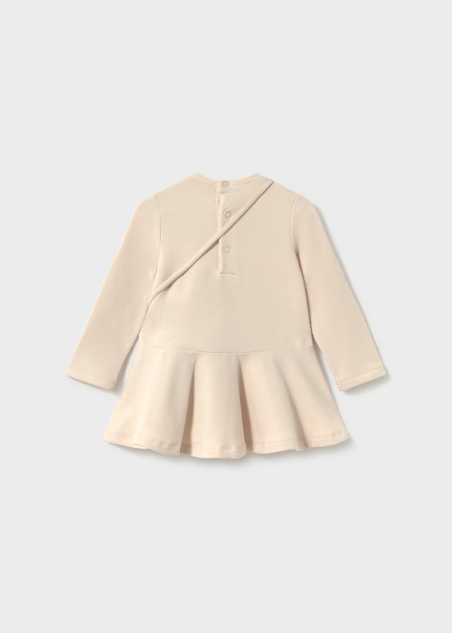 Vestito Combinato Con Borsa Panna