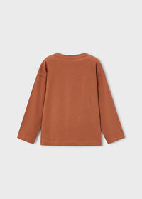 Maglietta Manica Lunga Arancio