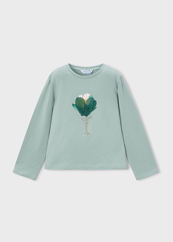 Maglietta Manica Lunga Verde