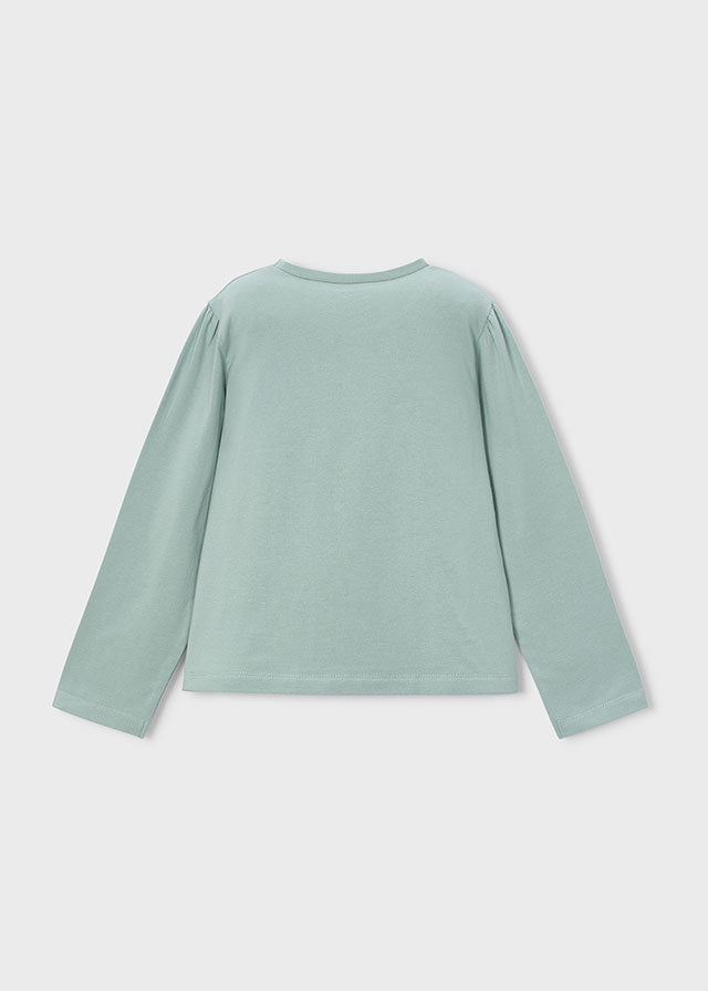 Maglietta Manica Lunga Verde