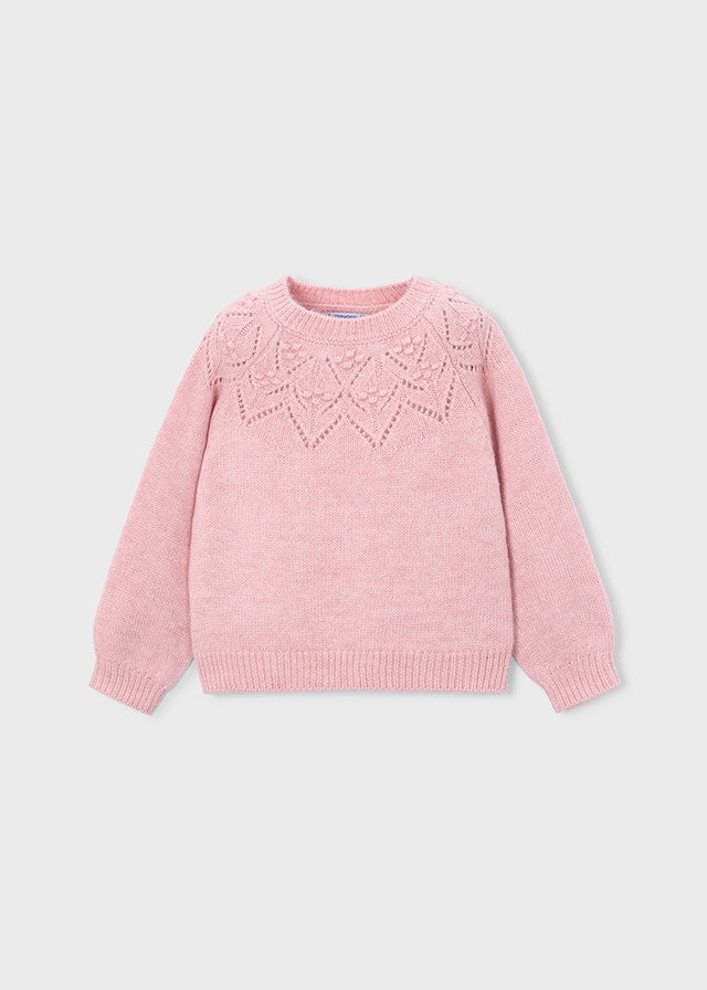 Maglione Traforata Fantasia Pastello