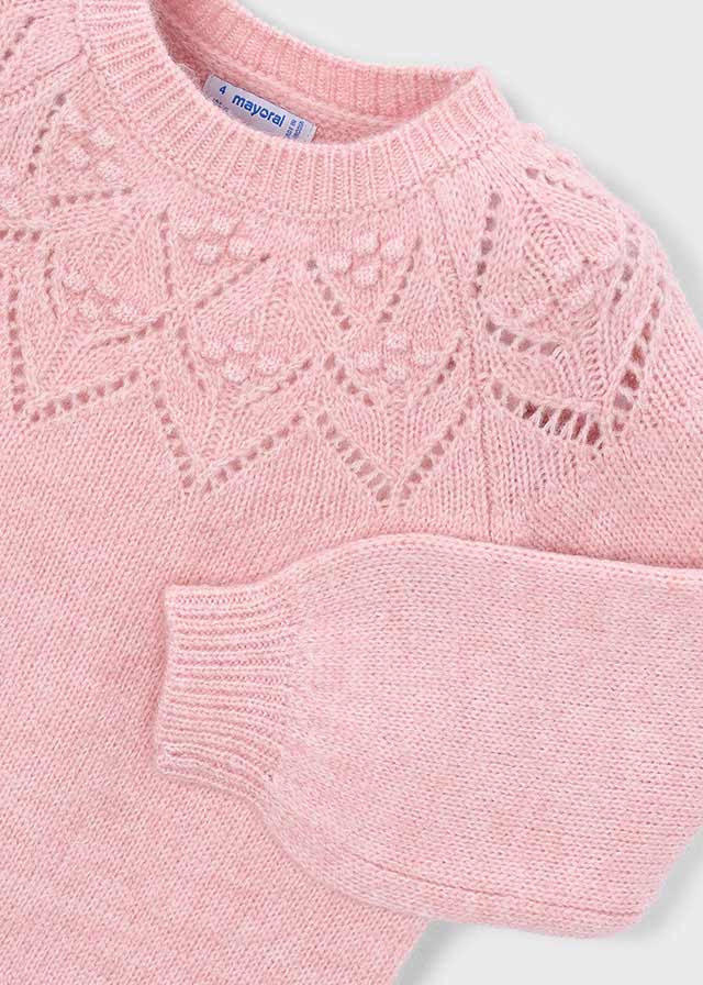 Maglione Traforata Fantasia Pastello