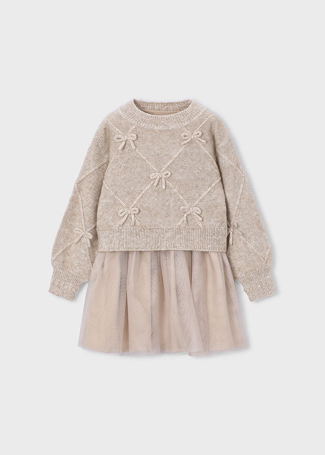 Vestito Panna Fiocchi