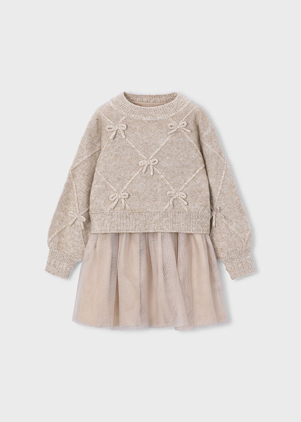 Vestito Panna Fiocchi