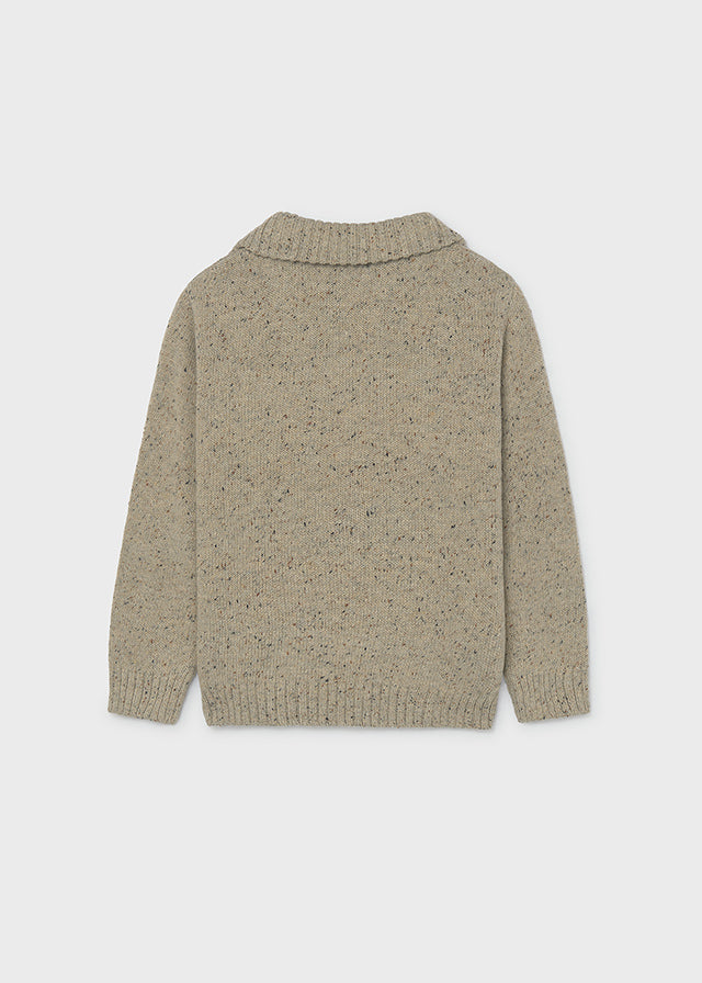 Maglione Cerniera Sabbia
