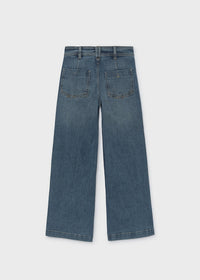 Pantalone Denim Wide Jeans
