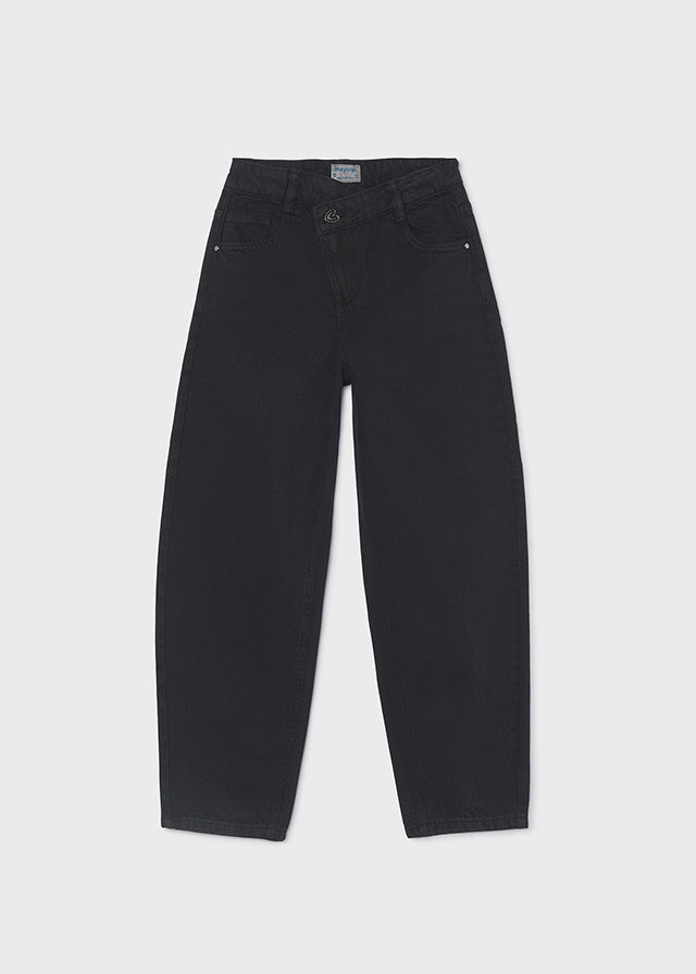Pantalone Twill Barrel Nero