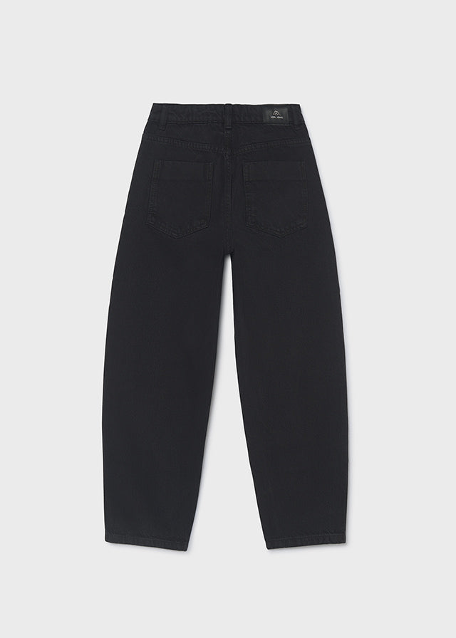 Pantalone Twill Barrel Nero