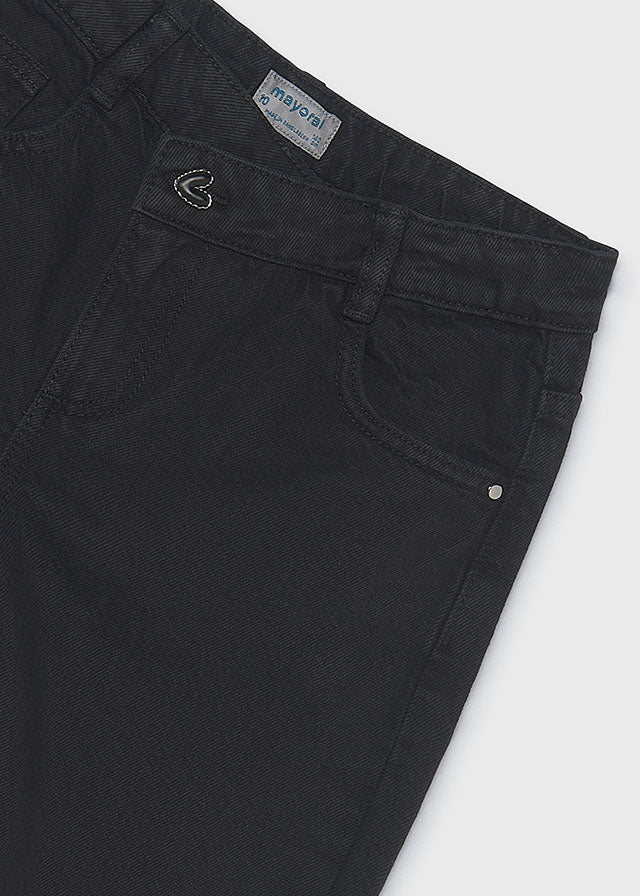 Pantalone Twill Barrel Nero
