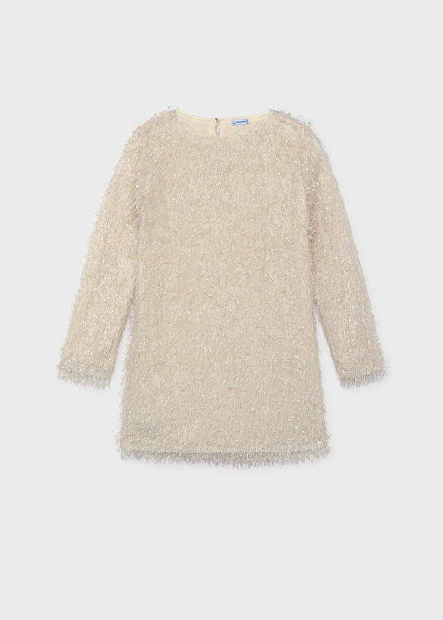 Vestito Frange Avena