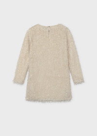 Vestito Frange Avena