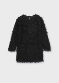 Vestito Frange Nero
