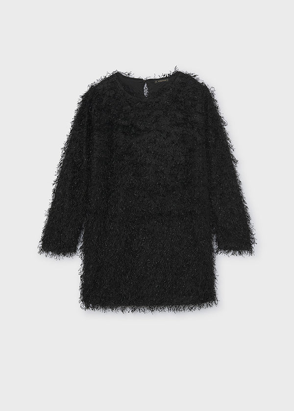 Vestito Frange Nero