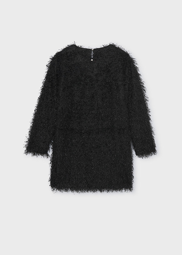 Vestito Frange Nero