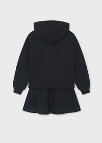 Completo Gonna Borchie Fantasia Nero