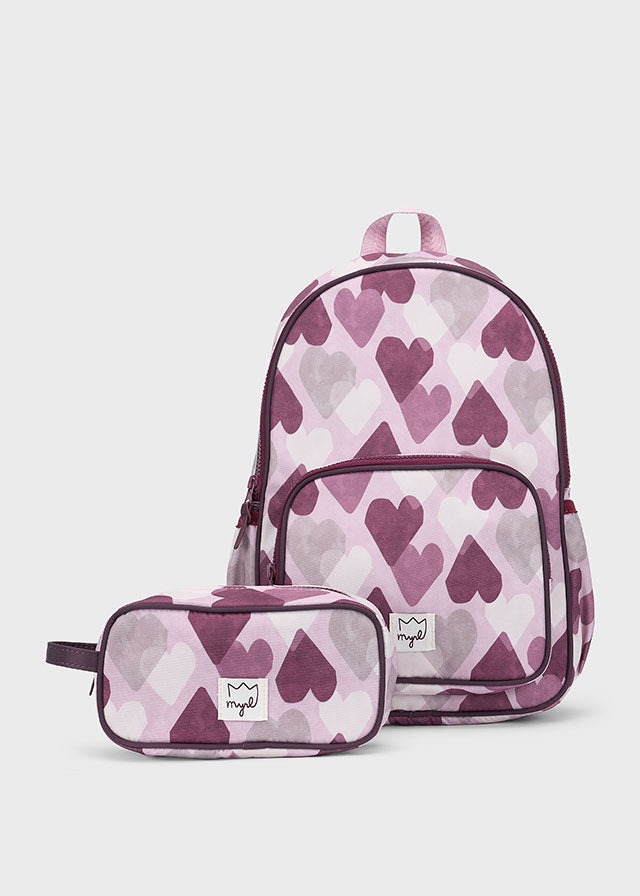 Zaino Con Astuccio Violetta