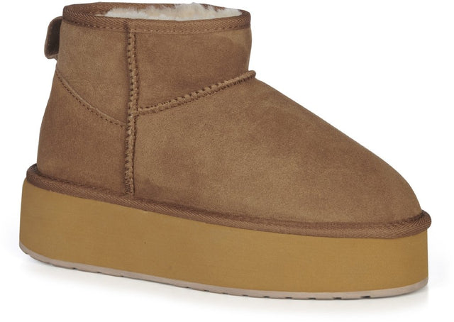 Stivaletti Stinger Micro Flatform chestnut