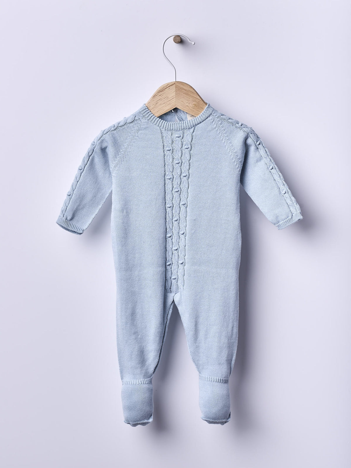 Tutina Azzurra In Cotone Organico