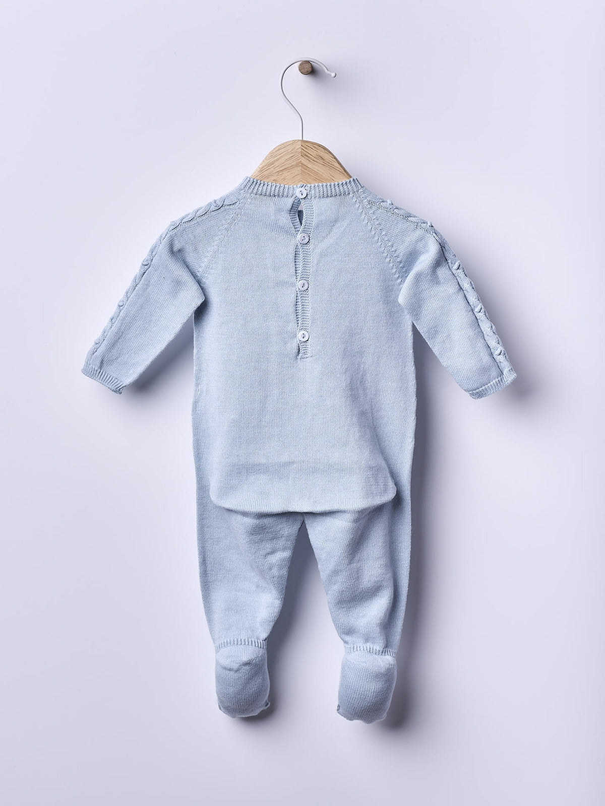 Tutina Azzurra In Cotone Organico