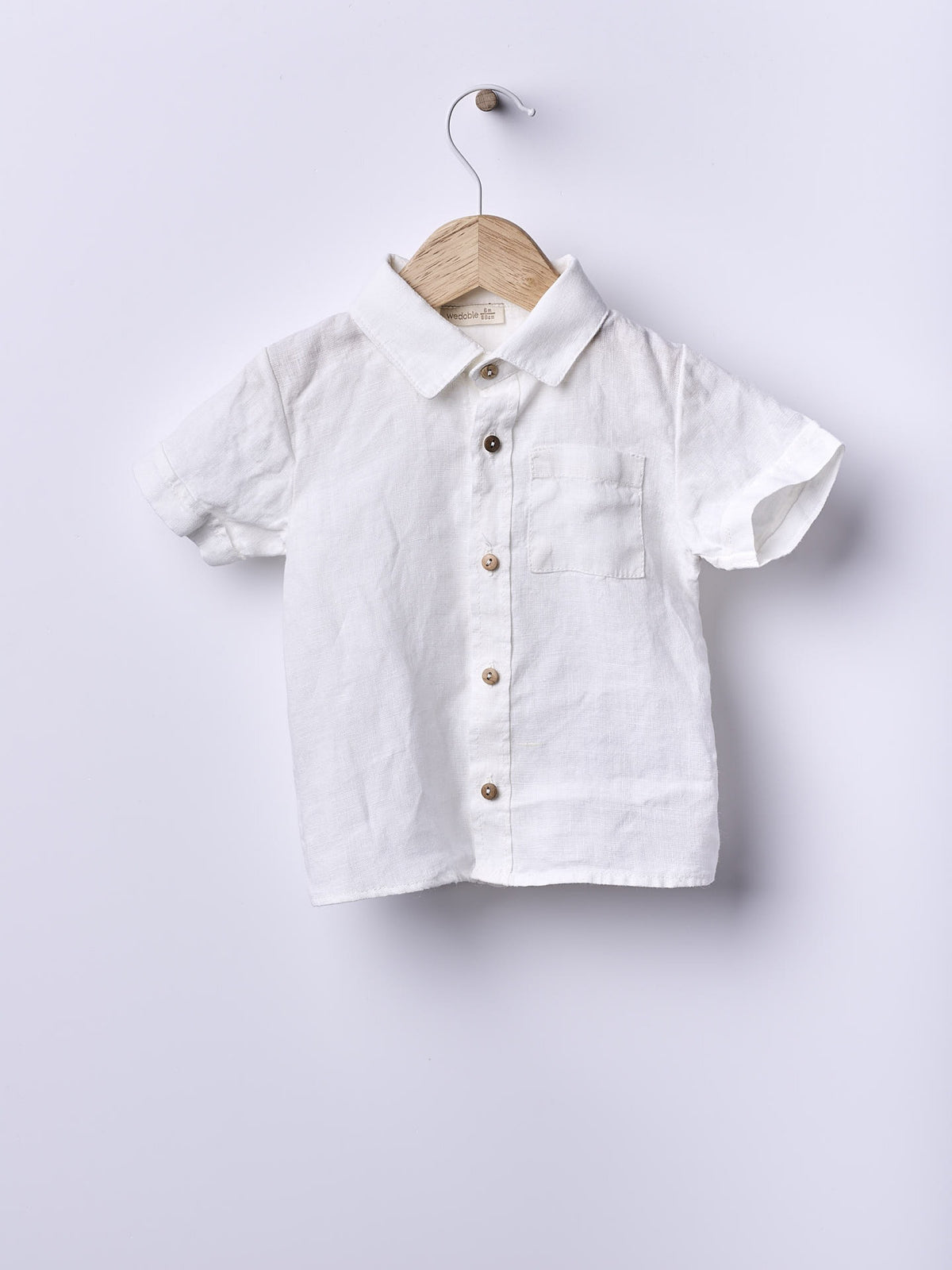 Camicia Bianca In Lino