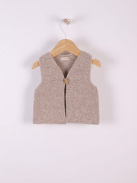 Gilet In Lana Marrone