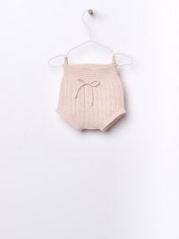 Pantaloncino Corto In Lana Rosa