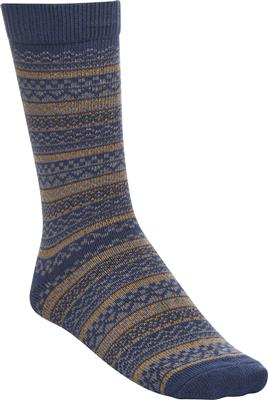 Cotton Pattern Purple Ochre Navy