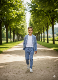 Pantalone Con Elastico In Vita Polvere
