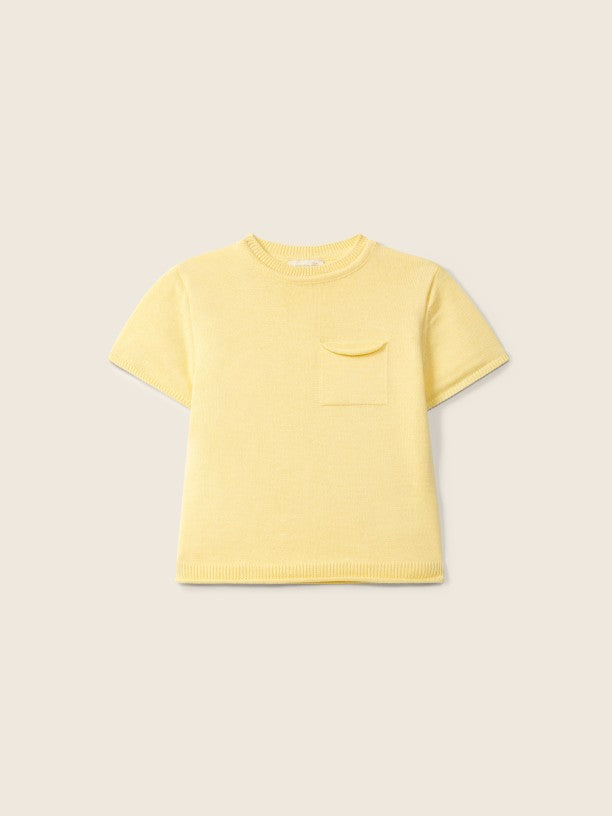 T-Shirt In Maglia Con Taschino