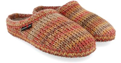 Pantofole In Lana Cotta Tricote Rost