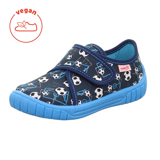 Pantofole con strappo Superfit Goal blu